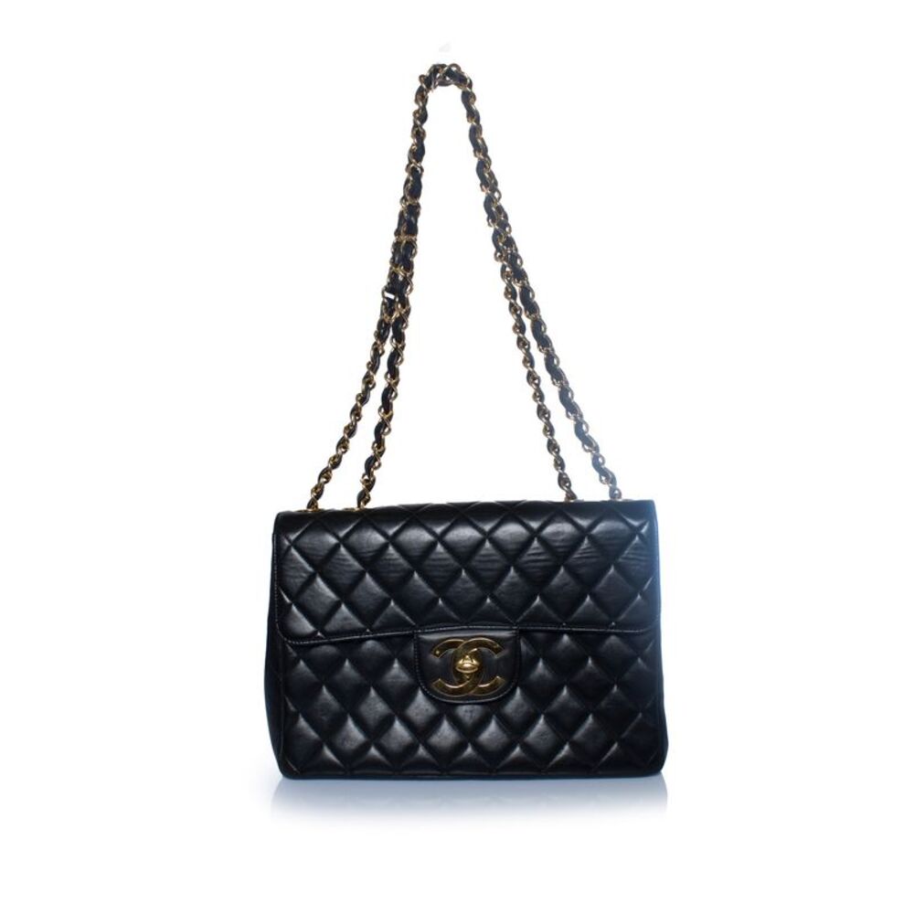 Chanel, Classic jumbo maxi bag in black